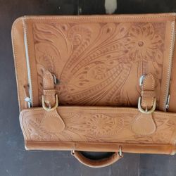 Force Ten Leather Briefcase