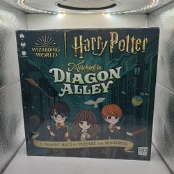 Harry Potter Mischief On Diagon Alley Family Strategy Board Game NEW SEALED