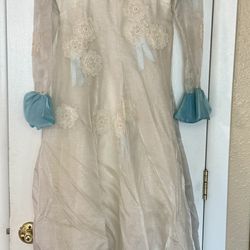Handmade Vintage 1974 Wedding Dress 