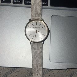 MK Gold and white watch 
