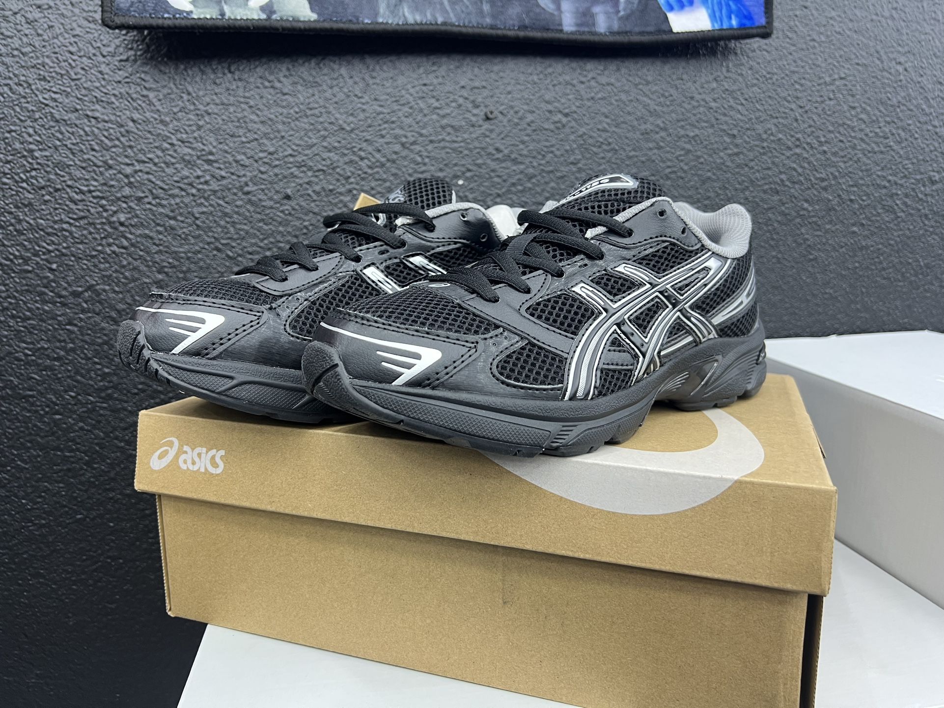 ASICS Gel-1130 Pure Black Silver