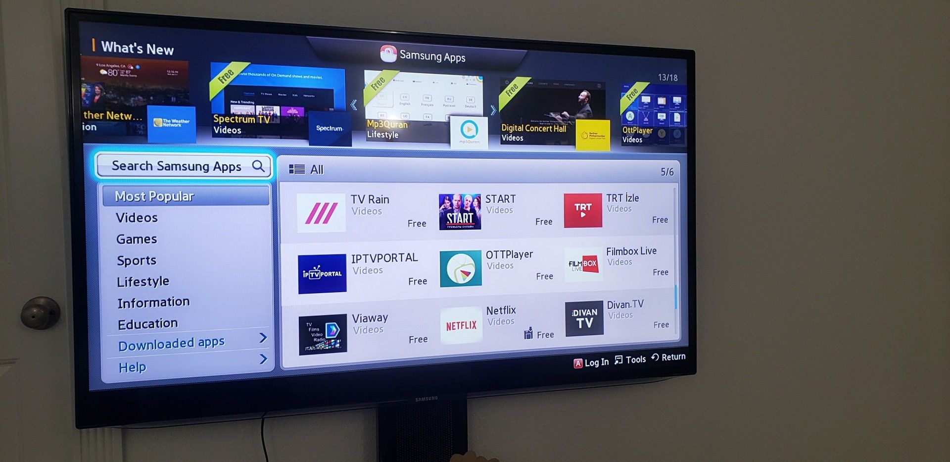 Samsung Smart tv 55 inches