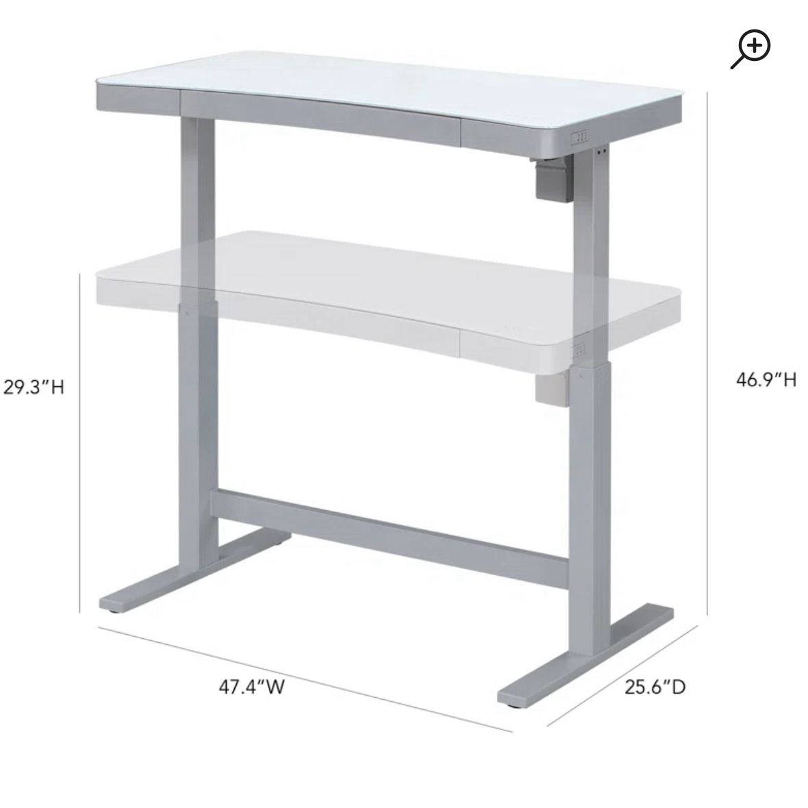 Not Free- Standing Desk In Great Condition