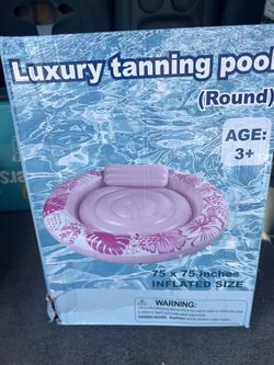 Inflatable Tanning Pool Floater