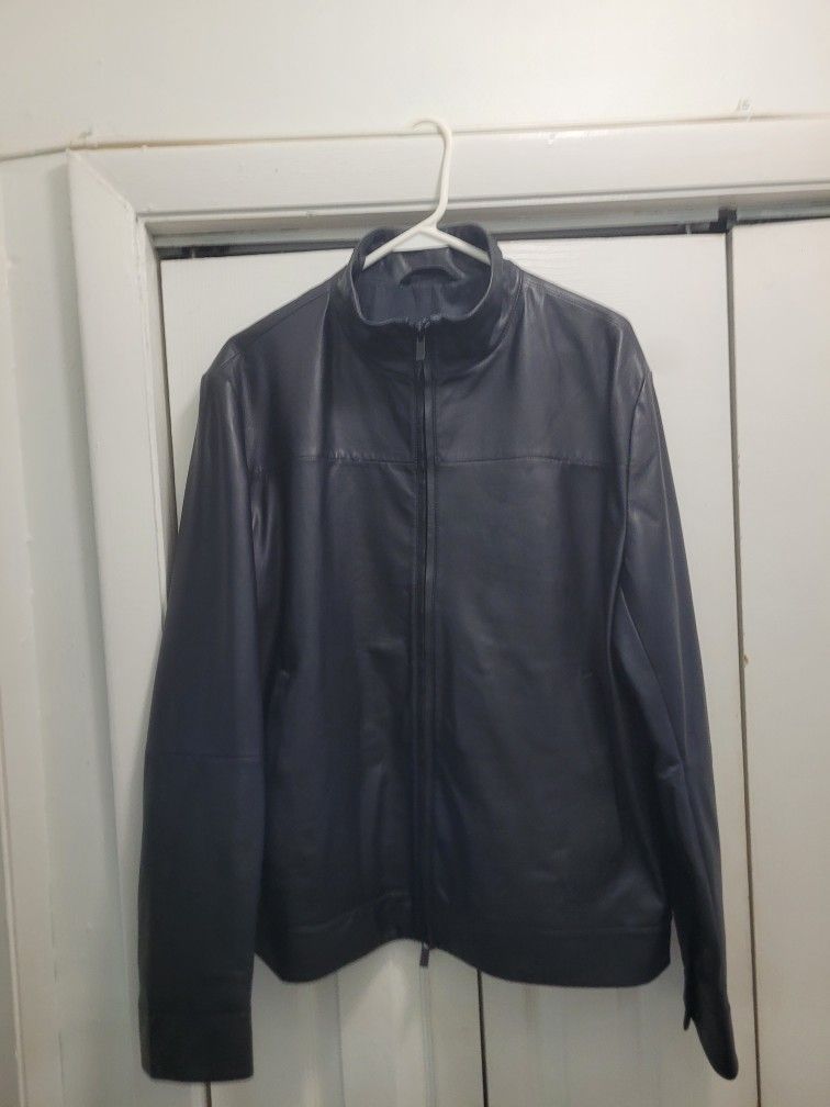 MASSIMO  DUTTI  Leather Jacket 