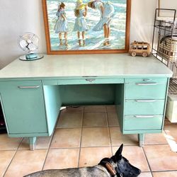 Vintage General Fireproofing Tanker Office Desk