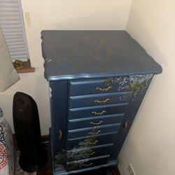 Jewelry Armoire With Matching Bed Table