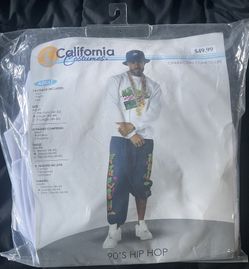 California Costumes 90’s HIP HOP Large