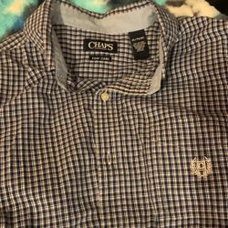 Chaps Button down Shirt Size XL