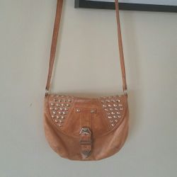 Rebecca Minkoff Brown Studded Crossbody Bag