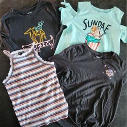 Bundle Of 4 Tee Shirts For Young Kid 
