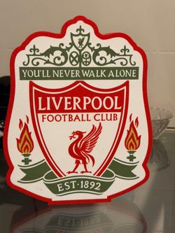 Escudo Liverpool FC "You'll Never Walk Alone" - Decoración de Pared/Escritorio para Fans de los Reds