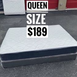 NEW Mattress Queen Size Regular With Box Spring // Offer  🚚
