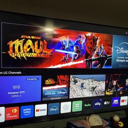 LG smart tv 86” 