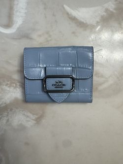 Coach Small Morgan Wallet, QB/Cornflower
