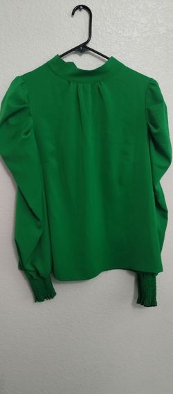 Blusa elegante verde