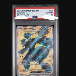 Pokemon Zekrom Psa 10 