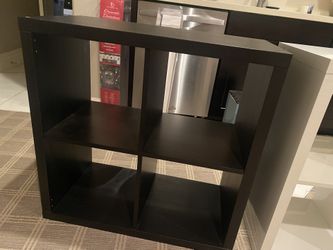 Shelf unit, black-brown, 30 3/8x30 3/8 "