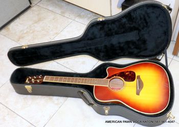 Yamaha FGX720SC SUNBURST Acoustic Electric Guitar Cutaway 6 String w/ Hard Case 