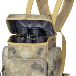 🌼 Binocular Harness Chest Pack - Lightweight Binocular Case with Rangefinder Pouch & Waterproof Rain Cover - for Hunting, Birdwatching, and Hiking