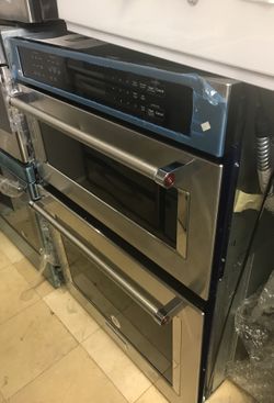 KitchenAid 30” single Electric Convection wall oven built in microwave stainless steel//NO CREDIT NEEDED 90 PAYMENT OPTION/1 YEAR WARRANTY FREE DELIV