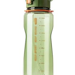 Water Jug Water Bottle Large Water Bottle with Straw Handle Sports Bottle for Camping Outdoor Sports Hiking Office Sport Bottle (Capacity : 2000ml, Co