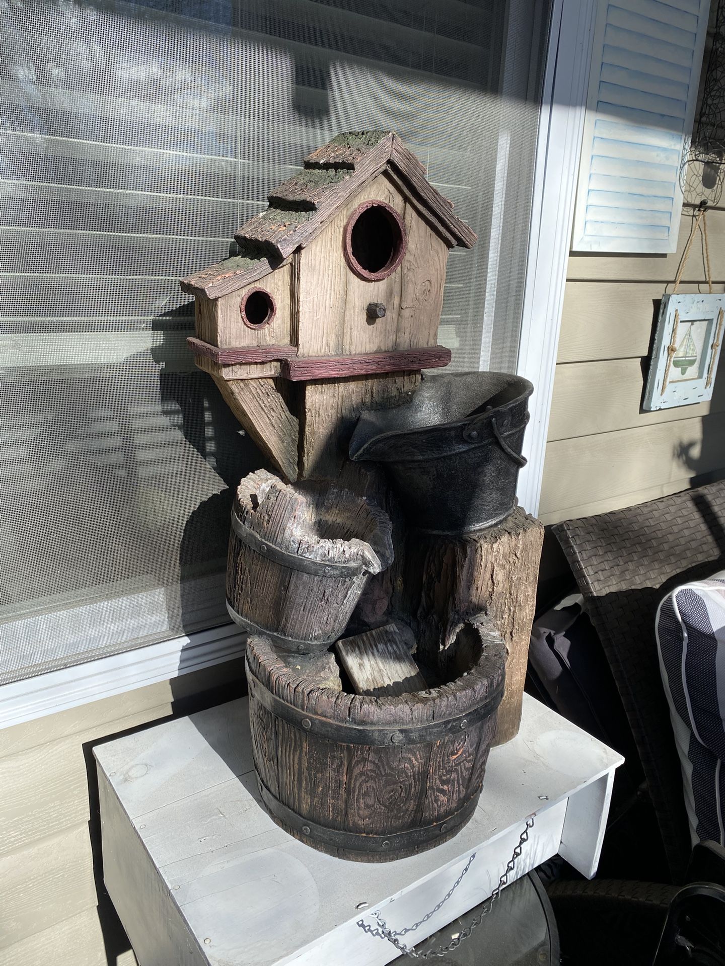 Fountain Birdhouse - Indoor/Outdoor