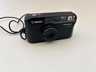 Canon Sure Shot MAX 35mm film point and shoot camera w/ 38mm 1:3.5 WORKING