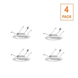 12Pack    EcoSmart 6” LED Recessed Downlight Retrofit – Soft White – Brand New