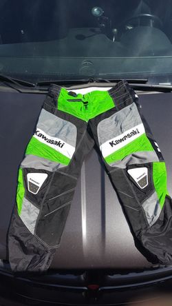 Kawasaki riding pants.