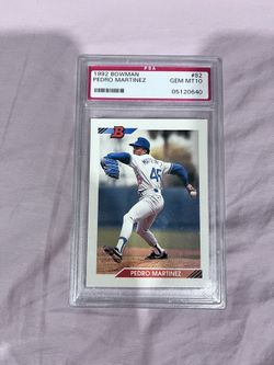 Dodgers Baseball Card Pedro Martinez