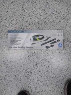 12 V, Car Plug Wet And Dry Vacuum 