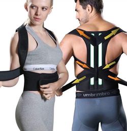 Posture Corrector for Men & Women, Secmote Back Brace Adjustable Back Support Shoulder Brace, Improve Posture Provide Neck Shoulder Back Pain Relief S