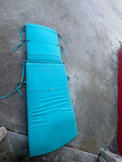 Chaise lounge pad cushion by Sunbrella