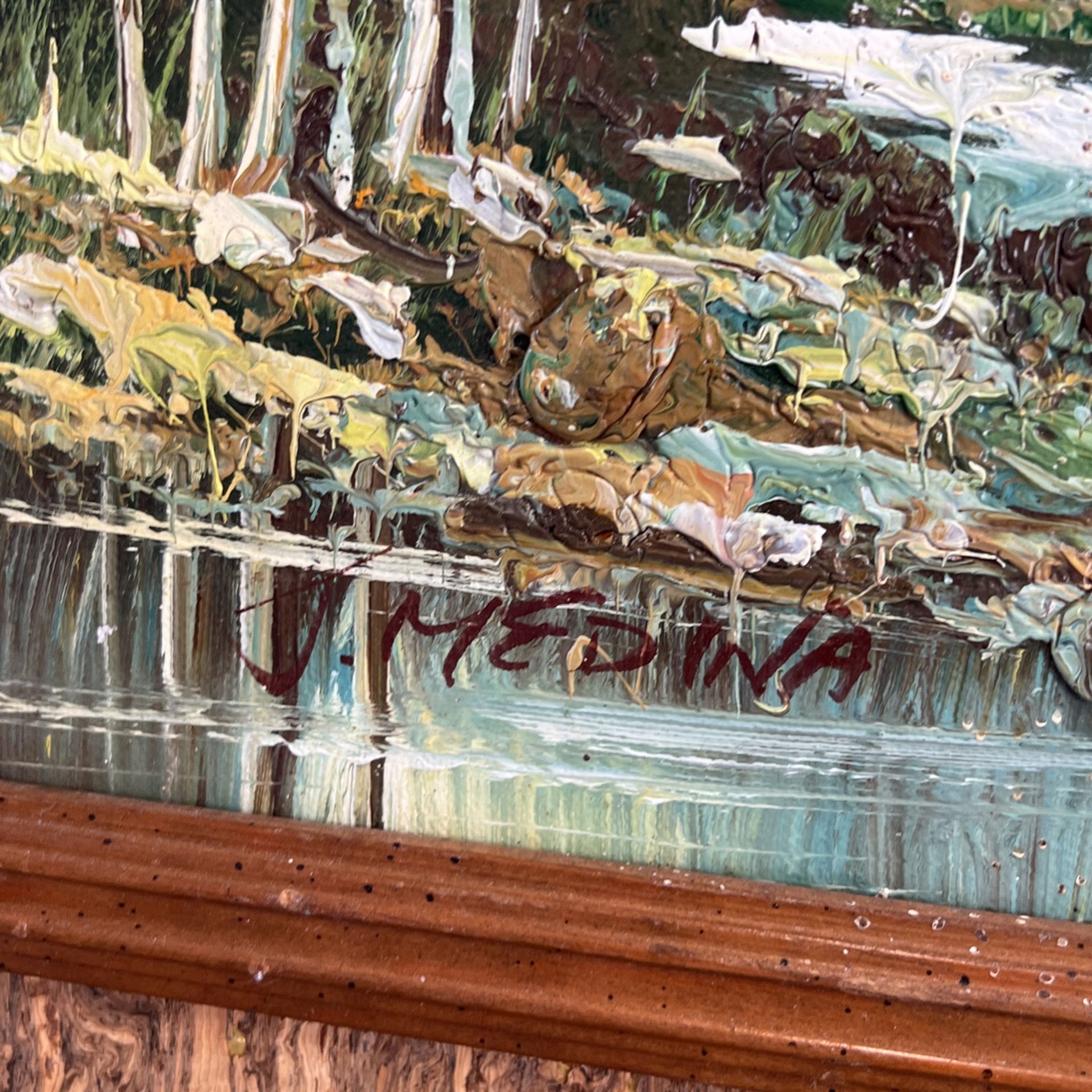 J Medina Oil Painting