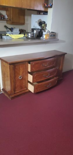 Antique Wooden Dresser 