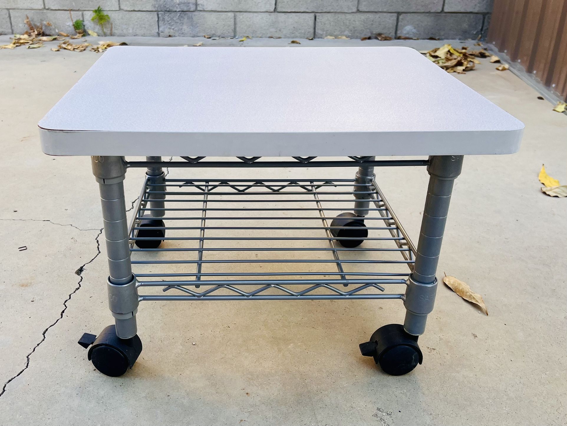 Rolling Cart/Printer Stand For Under Desk