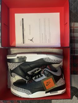 Brand New Jordan 3 Black Cement 