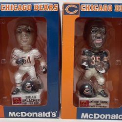 Brian Urlacher & Anthony Thomas McDonald’s Bobblehead Doll Set