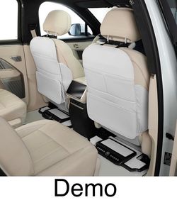 Seat Back Protector,Shields Seat Backs From Kicks and Adds Storage