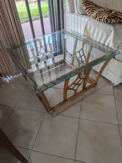 Bamboo Rattan coffee table