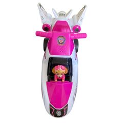PAW Patrol Skye Fighter Jet Kids' Ride-On Vehicle with Lights