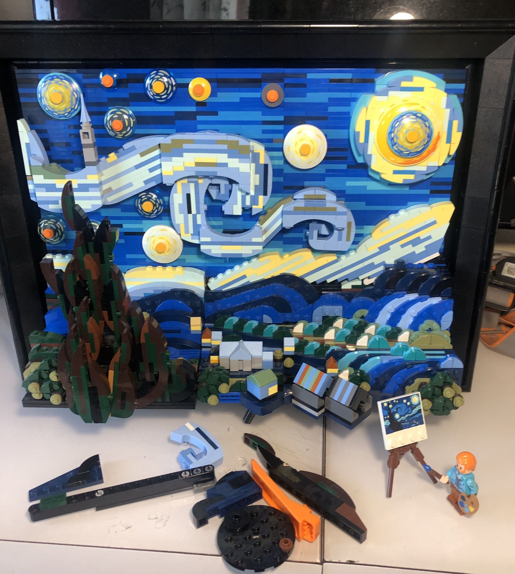 Lego The Starry Night