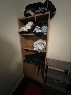 Tall Wooden Bookshelf – Great Storage