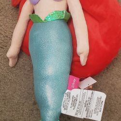 DISNEY LITTLE MERMAID PILLOW NEW 