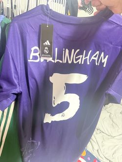 Y-3 Bellingham purple jersey men’s size L