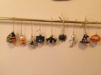 Halloween Tree with Mercury Glass Ornaments