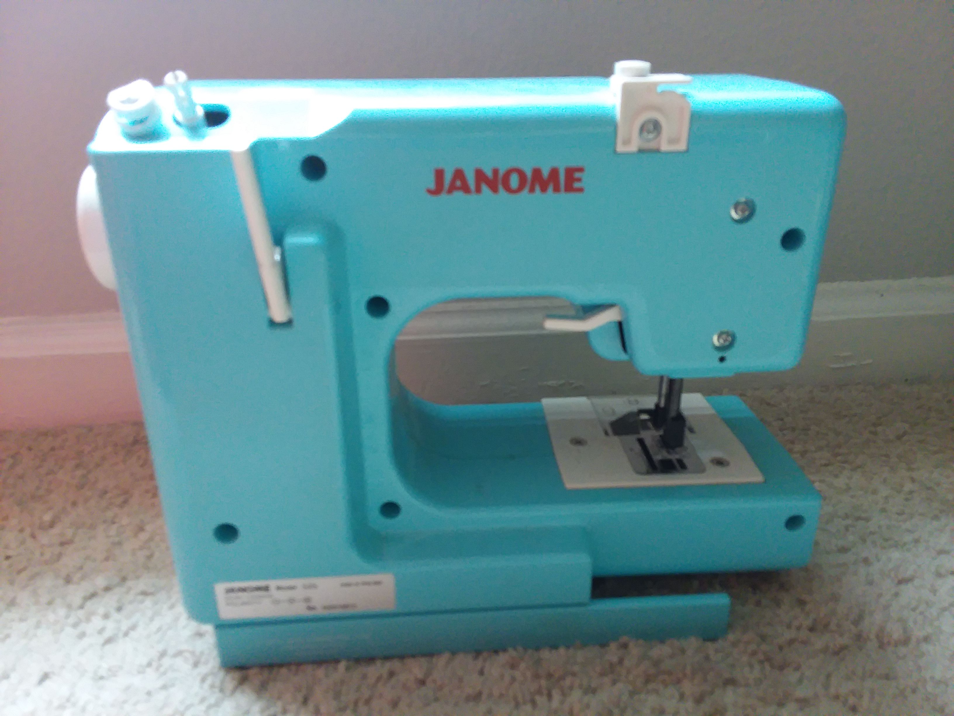 Janome Hello Kitty Sewing Machine Rare Blue Cherries Cute Sanrio - arts &  crafts - by owner - sale - craigslist