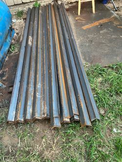 Angle steel    2. 1/2”  x   2.  1/2”.  =  10’ ft long