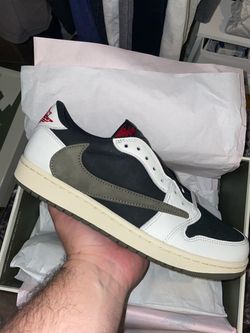 Jordan 1 Low Travis Olive(9.5US)